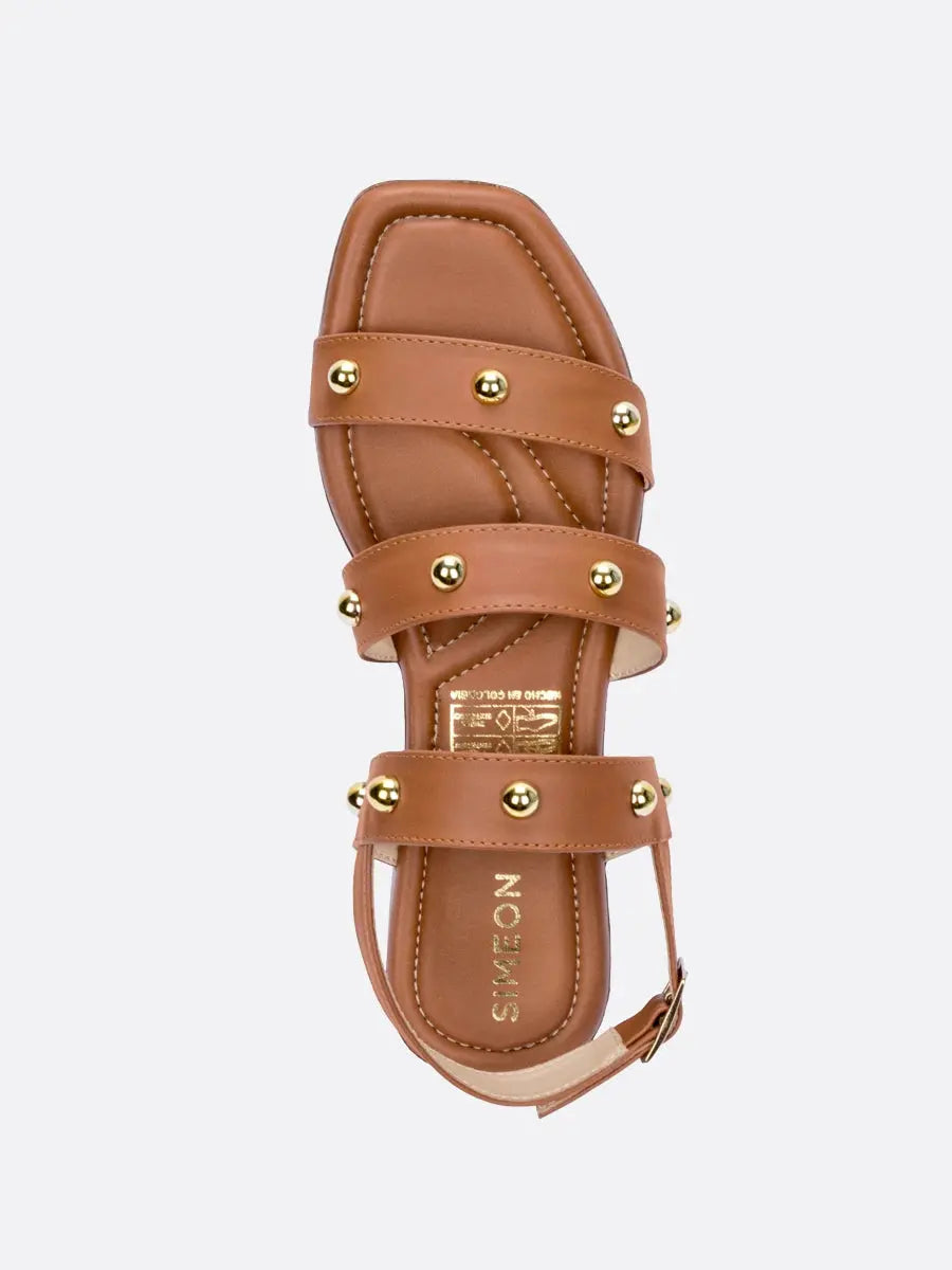 02HATTI - SANDALIAS PLANAS www.simeonshoes.com