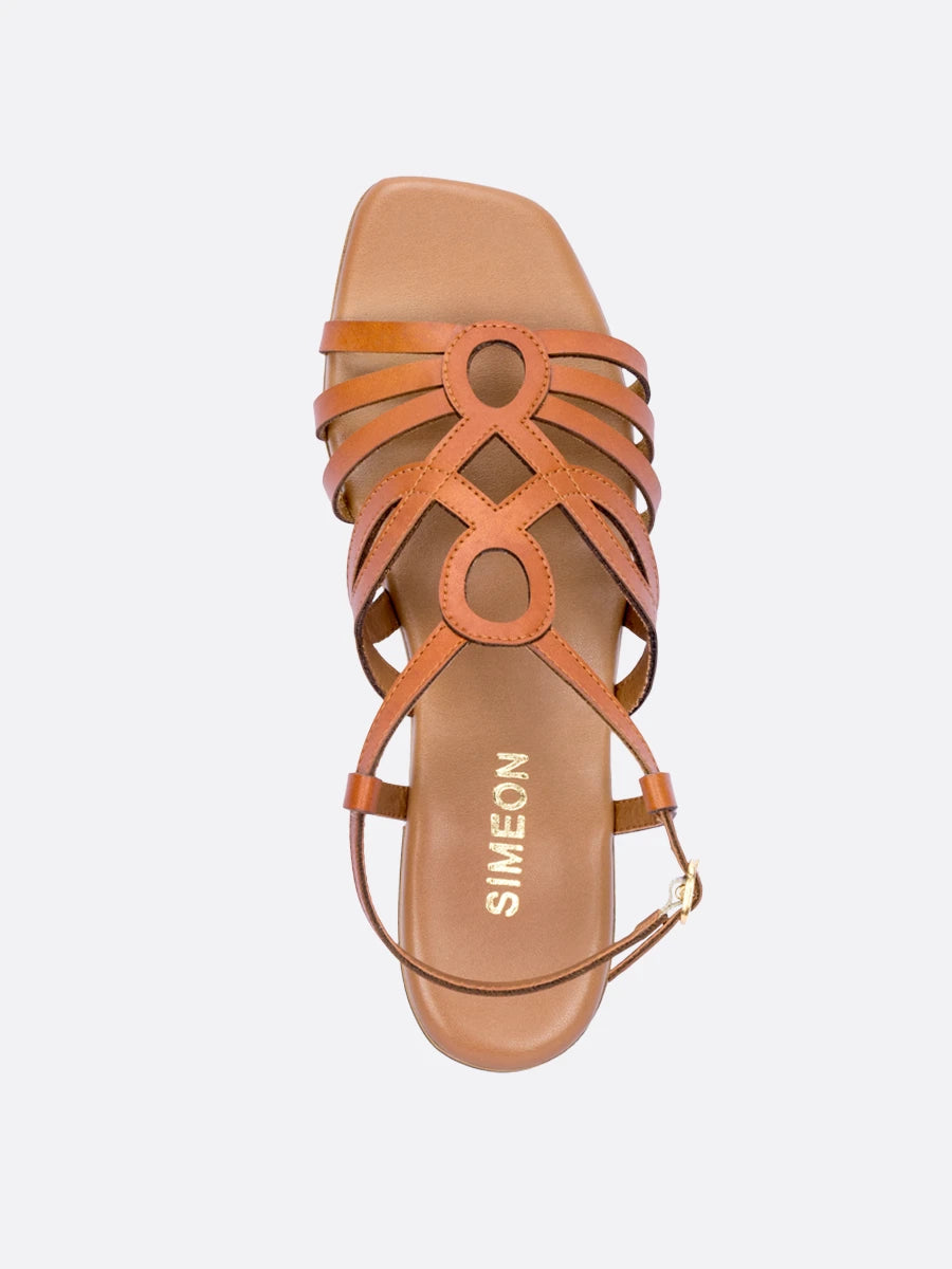 02NAHARA - SANDALIAS PLANAS www.simeonshoes.com