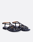 02NAHARA - SANDALIAS PLANAS www.simeonshoes.com