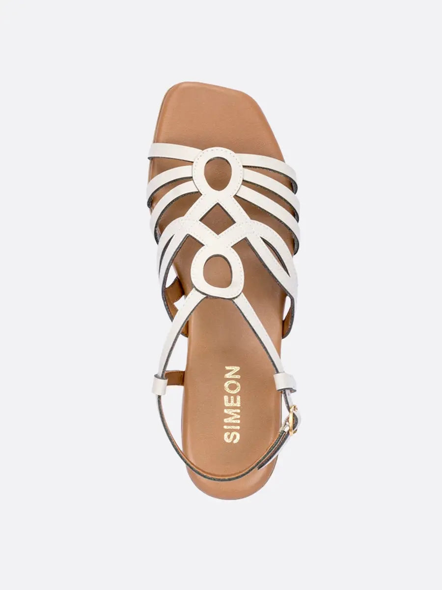 02NAHARA - SANDALIAS PLANAS www.simeonshoes.com