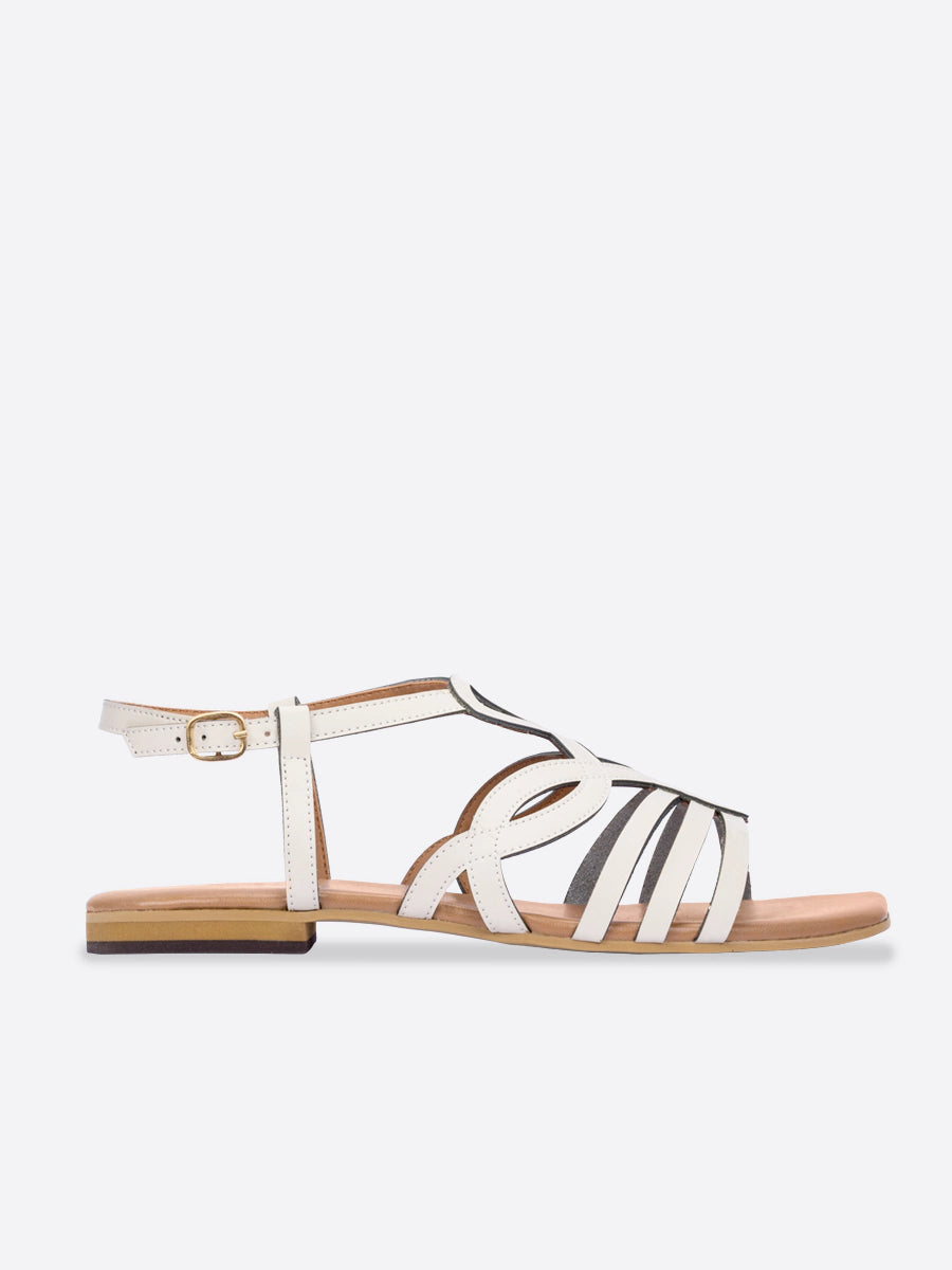 02NAHARA - SANDALIAS PLANAS www.simeonshoes.com