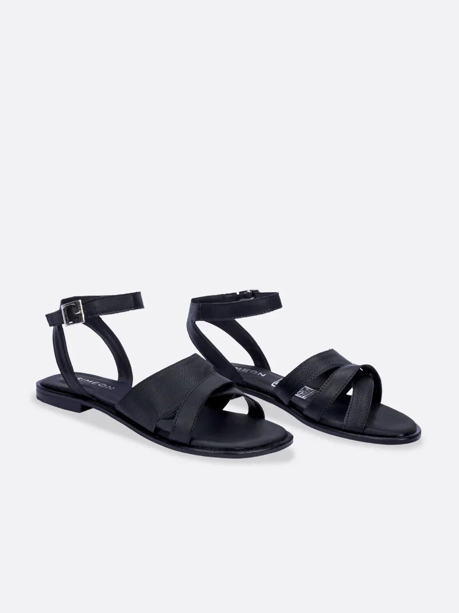 02NORNA - SANDALIAS PLANAS www.simeonshoes.com