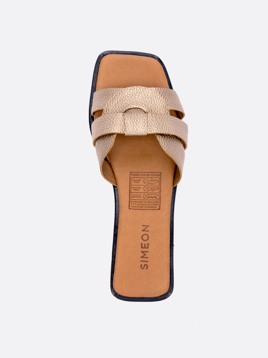 02SADY - SANDALIAS PLANAS www.simeonshoes.com